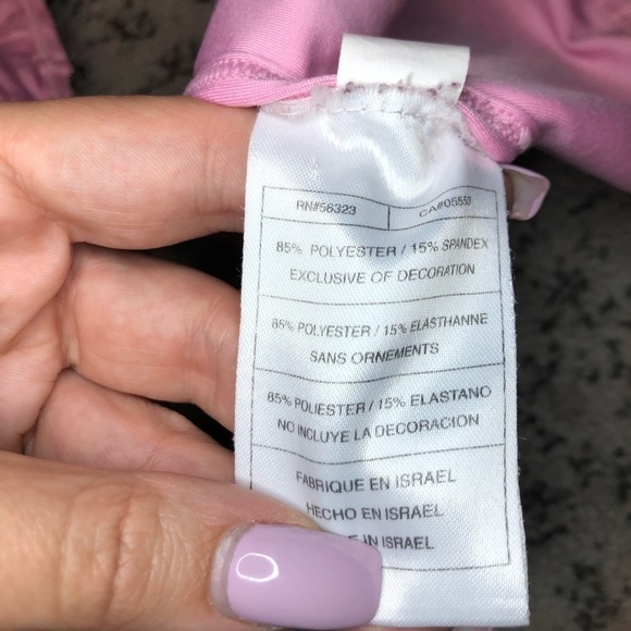 Nike Fit Dry Pink Sports Bra Size Large - Picture 7 of 9